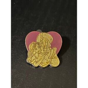 Disney Aladdin - Jasmine & Aladdin Heart Pin